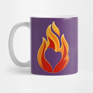 Heart On Fire Mug